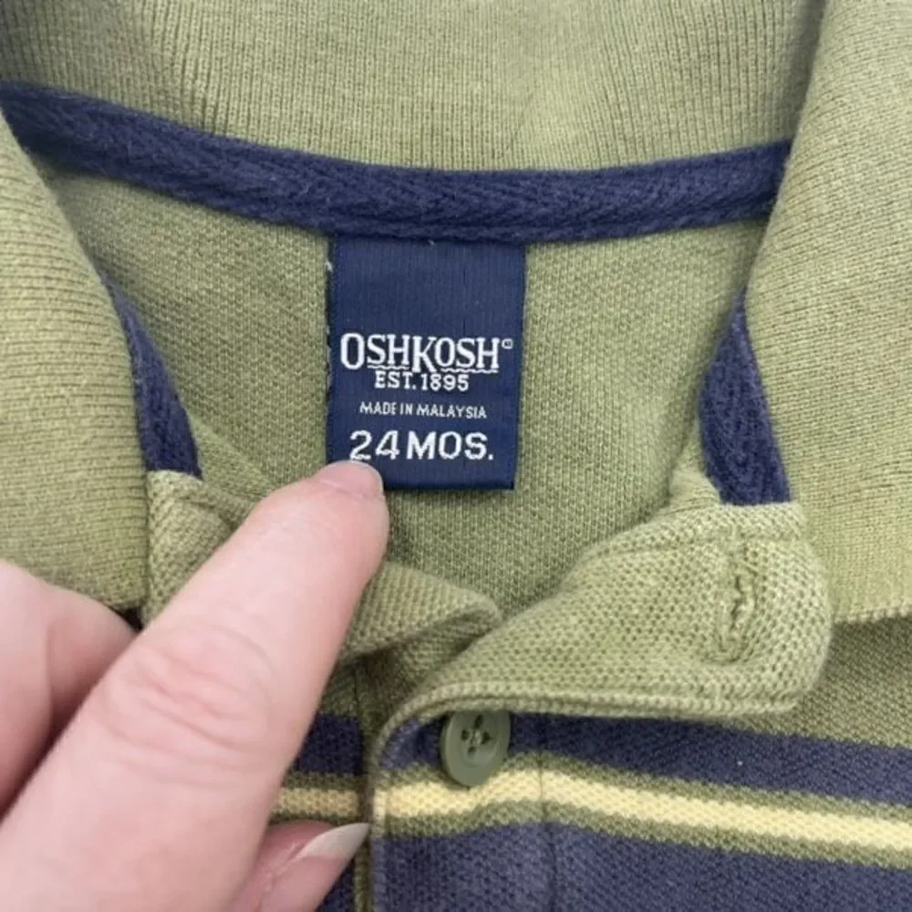 OshKosh B’Gosh one piece lot of 2 24M 24 months short sleeve polo
